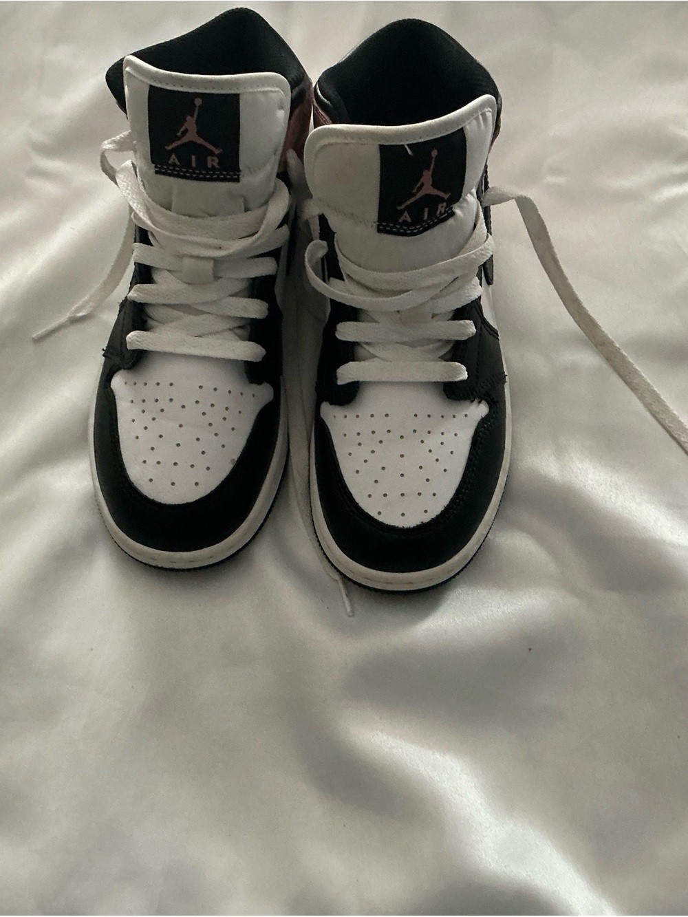 Nike Black and White High-Top Basketball Sneakers